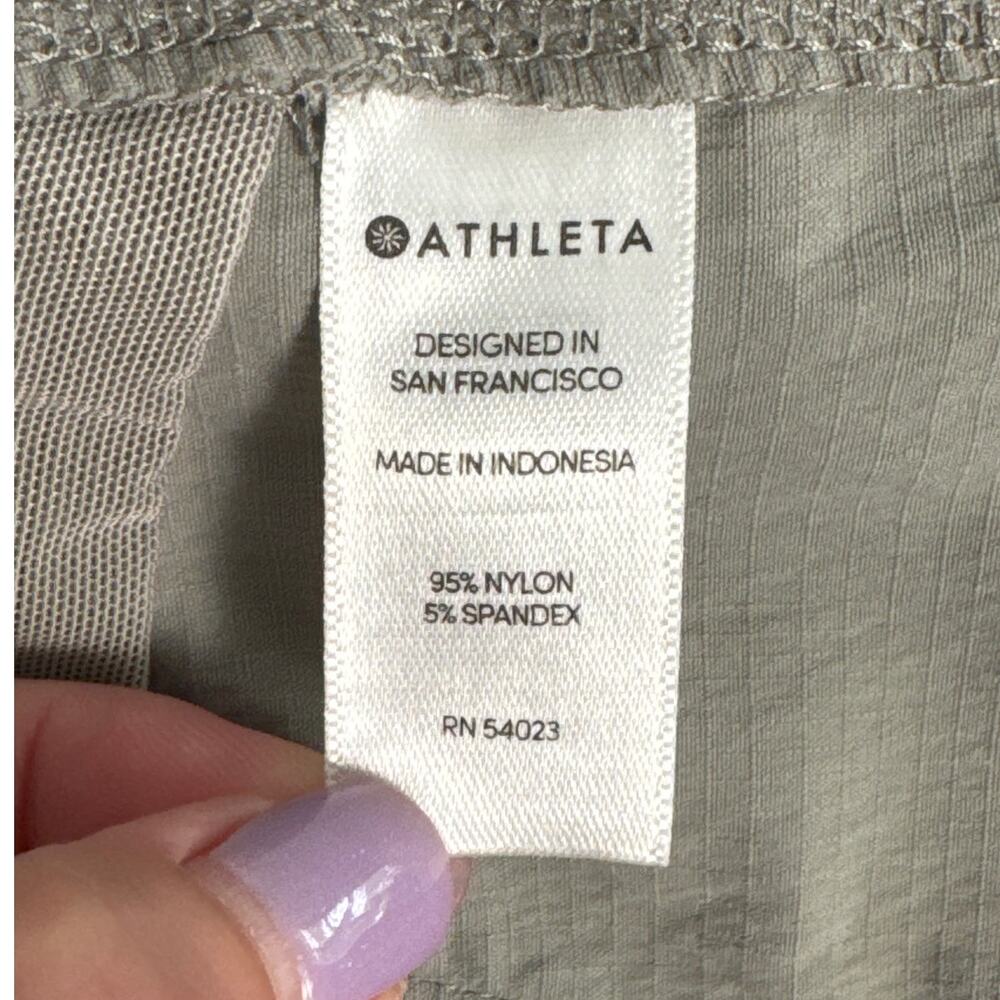 Athleta Womens Trekkie 2.0 Jogger Pants Athletic Hiking Silver Gray Size 6 - Picture 6 of 11